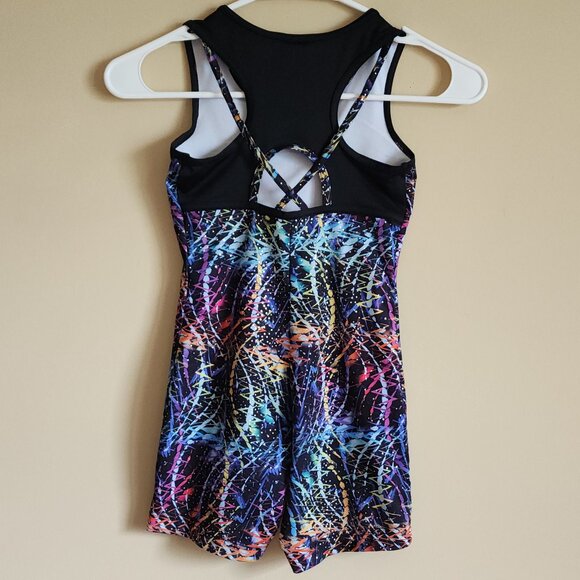 Capezio Girls' Biketard with Keyhole Back Leotard Size Small - Picture 7 of 10